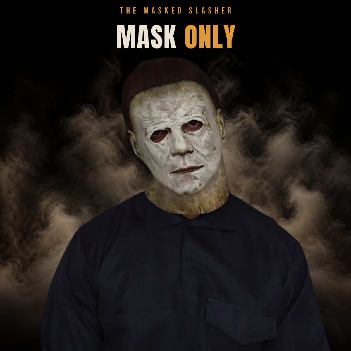 Off white slasher mask sold on its own, without the coverall